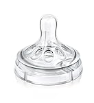 Philips Avent - SCF654-27 -  Lot de 2 tétines Natural 6m+, débit rapide