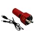 Produktbild QueenHome Grillmotor Mit USB-Kabel, Rot Solide Bauweise Grillrotator Motor Grillhalter Bratenhalterung Zubehör Universal-Grillrotator Motor Grillrotator Grillrotator Außengrillwerkzeug