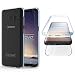 Produktbild Urcover Samsung Galaxy S8 „Touch Case 2.0“ [Upgrade Juni 2017] 360 Grad Rundum-Schutz Full Cover [unbreakable Case bekannt aus Galileo] Crystal Clear Full Body Case Handy-Tasche Schale Handy-Hülle Blau