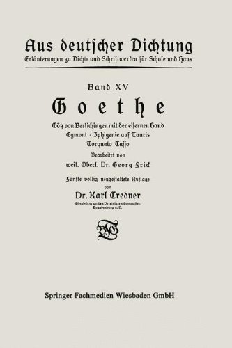 Goethe (Aus deutscher Dichtung)
