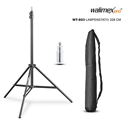 Walimex Pro WT-803 - Trípode para luz, Color Negro