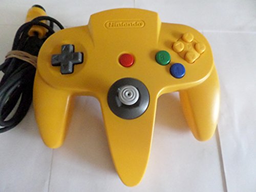 nintendo 64 yellow controller