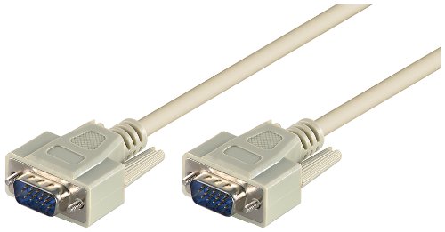 Monitorkabel GRAU 15 pol. HD Stecker - 15 pol. HD Stecker 5 m