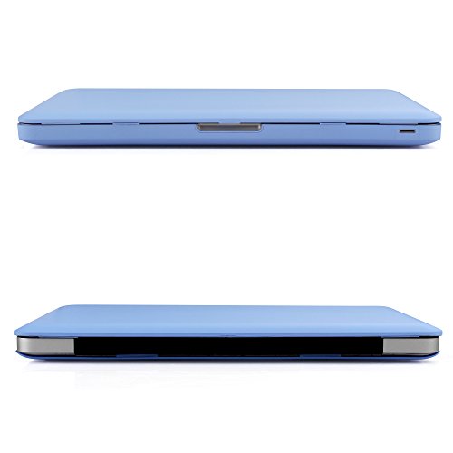 iDOO MacBook Schutzhülle / Hard Case Cover Laptop Hülle [Für MacBook Pro 13 Zoll – mit CD-Laufwerk: A1278] – matt, Babyblau (Blaue Gelassenheit) - 5