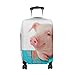 Produktbild COOSUN Lustige Schwein auf einem Zaun-Druck-Reise-Gepäck Schutz Waschbar Spandex Gepäck Koffer Abdeckung Abdeckungen - Passend für 18-32 Zoll M 23-26 in Mehrfarben