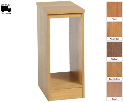 R White Computer Housing Unit B-CPU H728xW300xD540mm - Color: Beech