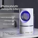 Utilizando una lámpara que atrapa la luz ultravioleta de 368 nm, que ilumina a los mosquitos, ilumina 360 °, reacciona con un fotocatalizador fotocatalizador, libera dióxido de carbono y flujo de aire, simula la humedad del dióxido de carbono emitido por el cuerpo humano y atrae a los mosquitos en cualquier dirección.