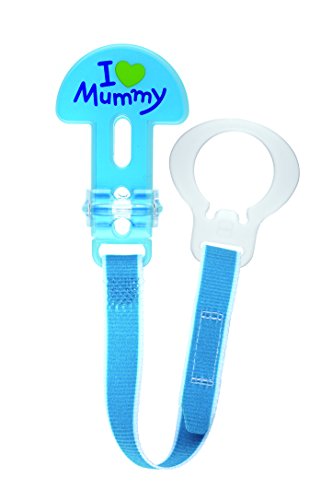 MAM 2 x Schnullerkette – I Love Mummy & I Love Daddy (Blau) - 3