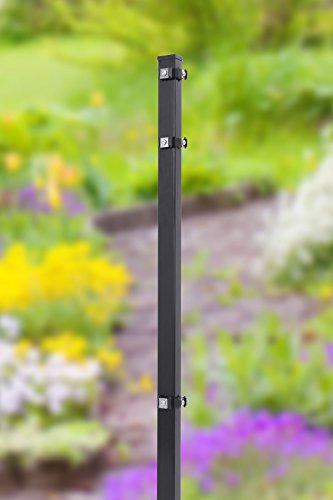 Eckpfosten für Stab- u. Doppelstabmatte anthrazit (RAL 7016) (150) - 2
