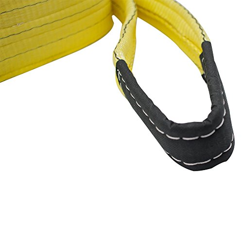 Forever Speed 3T Hebebänder Hebegurt Hebeschlinge Schlinge Gurt Schlupf Kran Gurt Rundschlinge CE TÜV Gelb 2M - 2