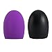 2 Pieces Makeup Brush Cleaner | Silicon Brushegg for Cosmetic Brushes | Make-up Bristles Scrubber Washing | Professional Cleaning Pad