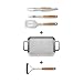 Produktbild Grillzubehörset inkl. Grillschale 28 x 19 cm bestehend aus Grillschale, Grillzange, Grillwender, Grillgabel, Grillbürste
