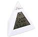Produktbild Covermason 7 Farben Veränderung Rücklicht Wecker Pyramide Temperatur Uhr Clock
