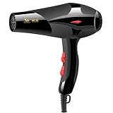 ★【DISEÑO ESPECIAL】: Este secador de pelo iónico profesional ofrece 3 velocidaded / 2 ajustes de la temperatura para diversos peinados y tiempos de sequía, así como los ajustes calientes, calientes y fríos para diversos tipos del pelo. También con 1 difusor y 1 boquilla concentradora, los dedos del difusor y separa el pelo para traer textura natural, la boquilla se reune el fuerza del viento desde el secador y dispersa el aire con uniformidad apacible.