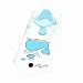 BBCare® Baby Non-Slip Safety Bath Seat & Extra Long Bath Mat with Hot Spot Color Change(Blue_Whale)