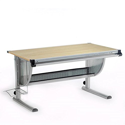 IDIMEX Bureau enfant écolier junior MARIO table à dessin réglable en hauteur plateau inclinable en MDF