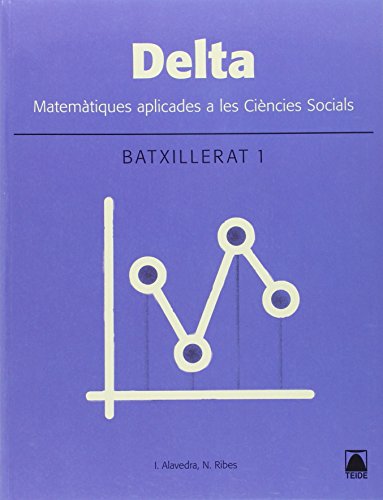 Delta Matemàtiques 1 BatxilleratHumanitats i Ciències Socials