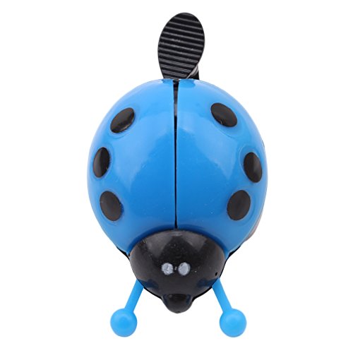 Preisvergleich Produktbild HYhy Cartoon Marienkäfer Fahrradklingel Bunte Mini Aluminiumlegierung Fahrrad Ring Laut Klare Klar Sound Roller Cruiser Ebike Dreirad Mountain Road Bike, Blau