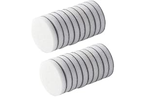 CYFUN DESIGN Outil de mélange de peinture à l'encre Mini recharges en mousse rondes, pour le scrapbooking, contrôle du placement de l'encre, plus de doigts sales Outil de mélange d'encre avec tampons de rechange