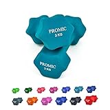 PROMIC  Neopren Hanteln Gewichte für Gymnastik Kurzhanteln-...