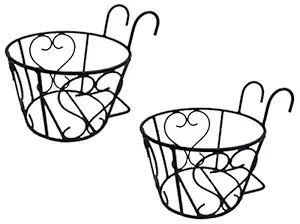 Truphe Railing Plant Stand Holder for Railing Pots (Set of 2)