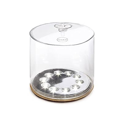 Luci by Mpowerd 1001 Original Lampe solaire Plastique Transparent 12,7 x 12,7 x 2,5 cm