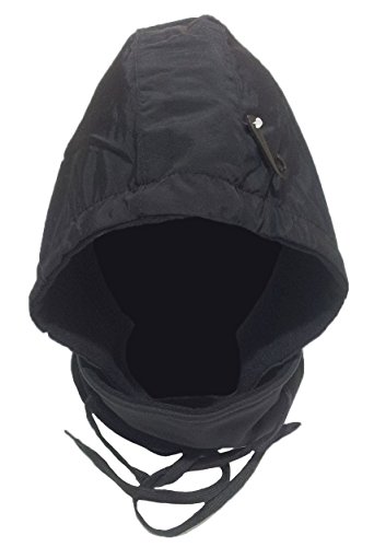 i-Smalls Cagoule Passe-Montagne Polaire Écharpe Tube Imperméable avec Cordon Ski Homme
