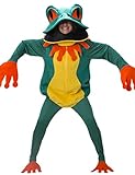 Disfraz de Rana Verde para Adultos - Talla Única