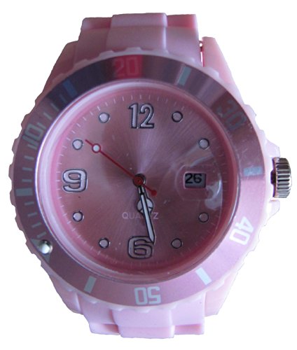 Preisvergleich Produktbild Schogetten - Quarz Uhr mit Datumsanzeige - Farbton Rosa
