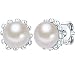 Produktbild Valero Pearls Damen-Ohrstecker Hochwertige Süßwasser-Zuchtperlen in ca. 6-7 mmButton weiß 925 Sterling Silber - Perlenohrstecker mit echten Perlen weiss 60840027