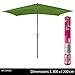 Produktbild Sonnenschirm, gerade, 2 x 3 m, Grün