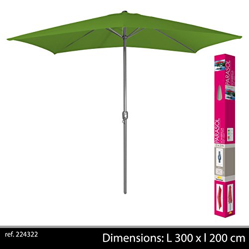 Preisvergleich Produktbild Sonnenschirm, gerade, 2 x 3 m, Grün