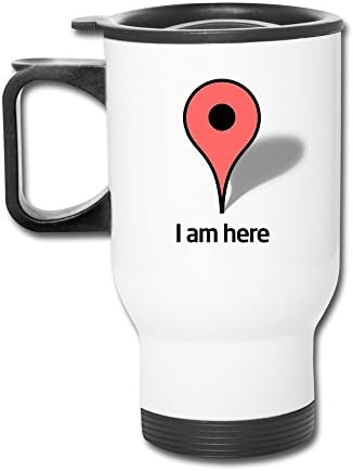 SHEAN I Am Here Custom Travel Blank Mug Cups White