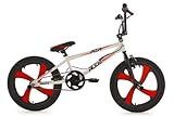 KS Cycling BMX Freestyle Rude White white Size:EU 20