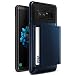 Produktbild Samsung Galaxy Note 8 Hülle, VRS Design Schutzhülle [Deep Sea Blue] Schlagfesten Case Kratzfeste Stoßsichere Handyhülle Halbautomatik Schiebetür mit Kartenfach [Damda Glide] für Galaxy Note 8 (2017)