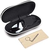 Multifuncional: además de una funda de almacenamiento para tus gafas de sol u otros gafas, también se puede utilizar como una cartera, una bolsa de joyería, un bolso de bolígrafo o una bolsa de maquillaje cosmética.
