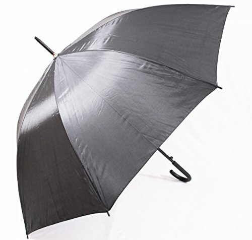 Preisvergleich Produktbild Praktischer und Schöner Stockschirm, Regenschirm, 115cm, in schwarz (SU1106)