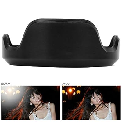 Topiky LH-DC60 Lens Hood Professional ABS Camera Mount Lens Cover Shell Sunshade Hood Replacement for Canon SX10 SX20 SX30 SX40 SX50
