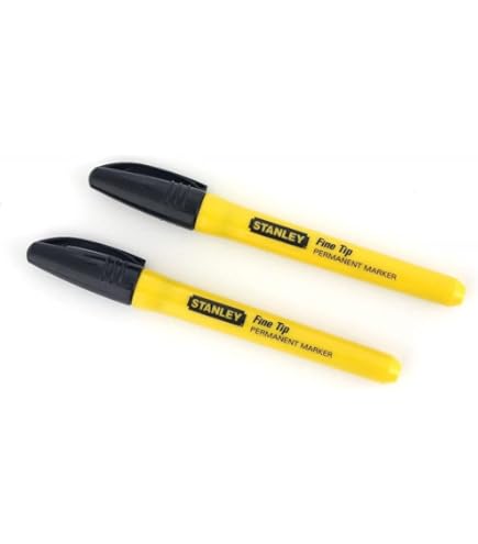 Milwaukee 48-22-3100 Inkzall Jobsite - Pennarelli Permanenti A Punta Fine, Confezione Da 24