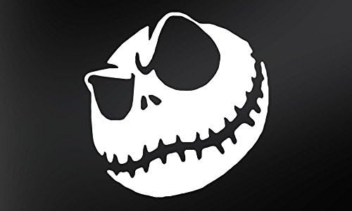 Jack Skellington Pumpkin - Vinyl Decal Sticker (Pack of Two)