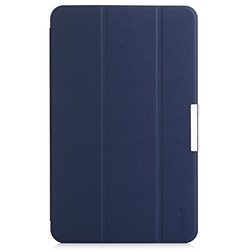 iHarbort® Premium Hülle für Samsung Galaxy Tab A 10.1 (SM-T580/T585) – Samsung Galaxy Tab A 10.1 hülle Etui Schutzhülle Case Cover Holder Stand mit Smart Auto Wake / Sleep-Funktion (Dunkelblau) - 7