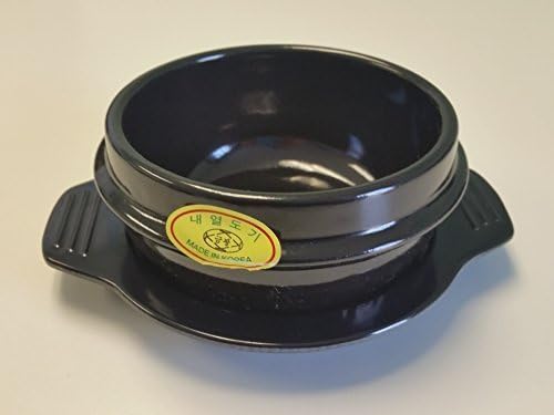 Korean Dolsot Stone Bowl 5.5 Inch with Trivet (For Bibimbap and Soup) by Kumkang