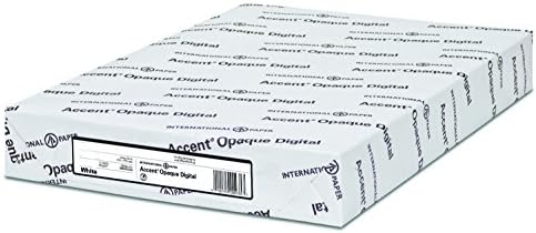 Accent Opaque, Smooth White, 100lb, Ledger, 11 x 17, 97 Bright, 250 Sheets / 1 Ream, Made in The USA