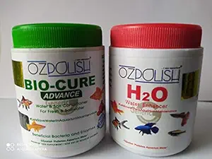 OZPOLISH Combo of Bio-Cure Advance - 100 gm + OZPOLISH H2O - 180 gm - by Aquatic Habitat - Sai Aqua World