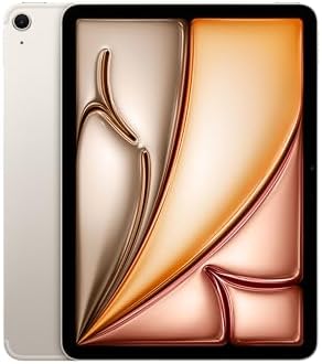 Apple iPad Air 11'' (M4): display Liquid Retina, 128 GB, fotocamera frontale e posteriore da 12MP, Wi-Fi 7 con chip Apple N1 + 5G – Galassia