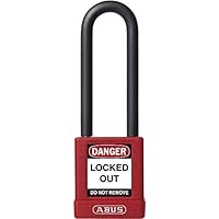 Abus 74/40HB75 Rojo - Candado no conductor para seguridad 40mm arco extra largo rojo