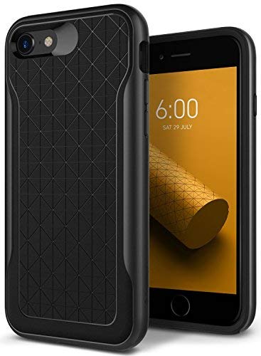 Caseology iPhone 8 Case Apex Series Slim Protective Dual Layer Textured
Cover Secure Grip Geometric Design Black Warm Gray for Apple iPhone 8
2017 iPhone 7 2016