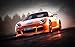 Produktbild Kunst Druck Bild Porsche 911 Ruf Regen Abend Nässe Romantik Leinwand Poster Tapete Mousepad Acrylglas Alu-Dibond BalsaHolz Aufkleber (40 mal 25 cm, Latex Poster (wasserabweisend))