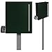Produktbild Standbriefkasten mit Zeitungsfach tannen-grün (RAL 6009) Mocavi Sbox 110b Briefkasten mit Pfosten (einbetonieren) freistehend