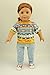 Produktbild American Girl Doll Clothes Doll Ugly T-Shirt + Ripped Jeans Fit 18 Inch Dolls by dreamtoyhouse